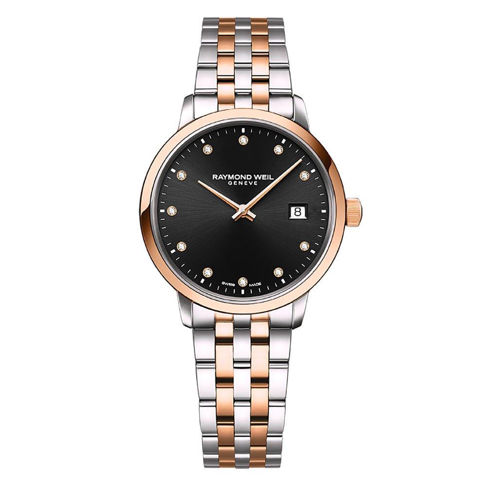 Raymond Weil Toccata Rose Gold Plated And Stainless Steel Ladies Watch Raymond Weil Toccata Rose Gold Plated And Stainless Steel Ladies Watch