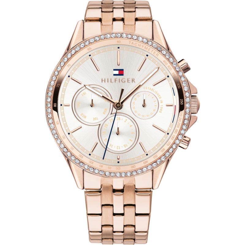Ladies Tommy Hilfiger Ari Carnation Gold Watch | Gift Of Jewellery