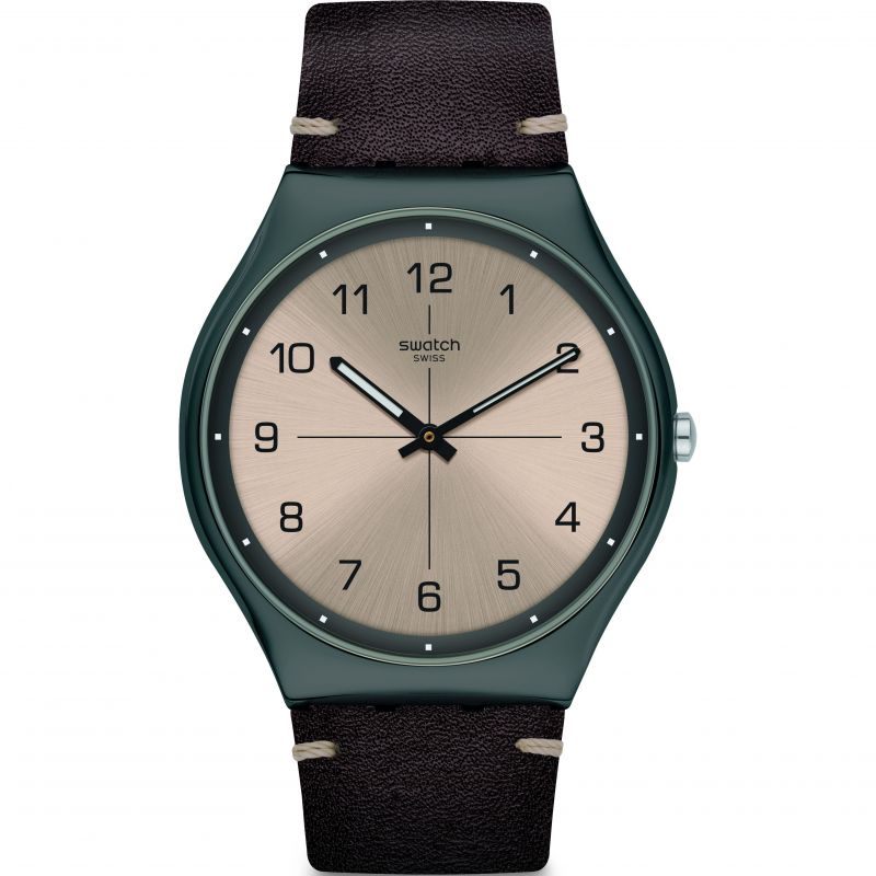 Mens Swatch Time To Trovalise Watch Mens Swatch Time To Trovalise Watch