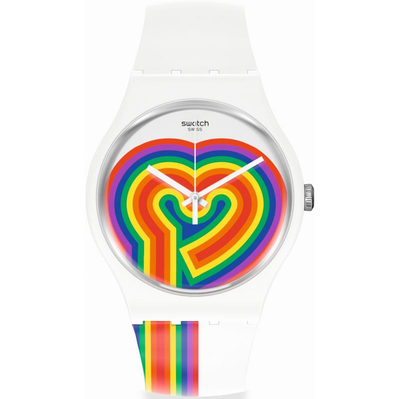 Unisex Swatch Beating Love Watch Unisex Swatch Beating Love Watch