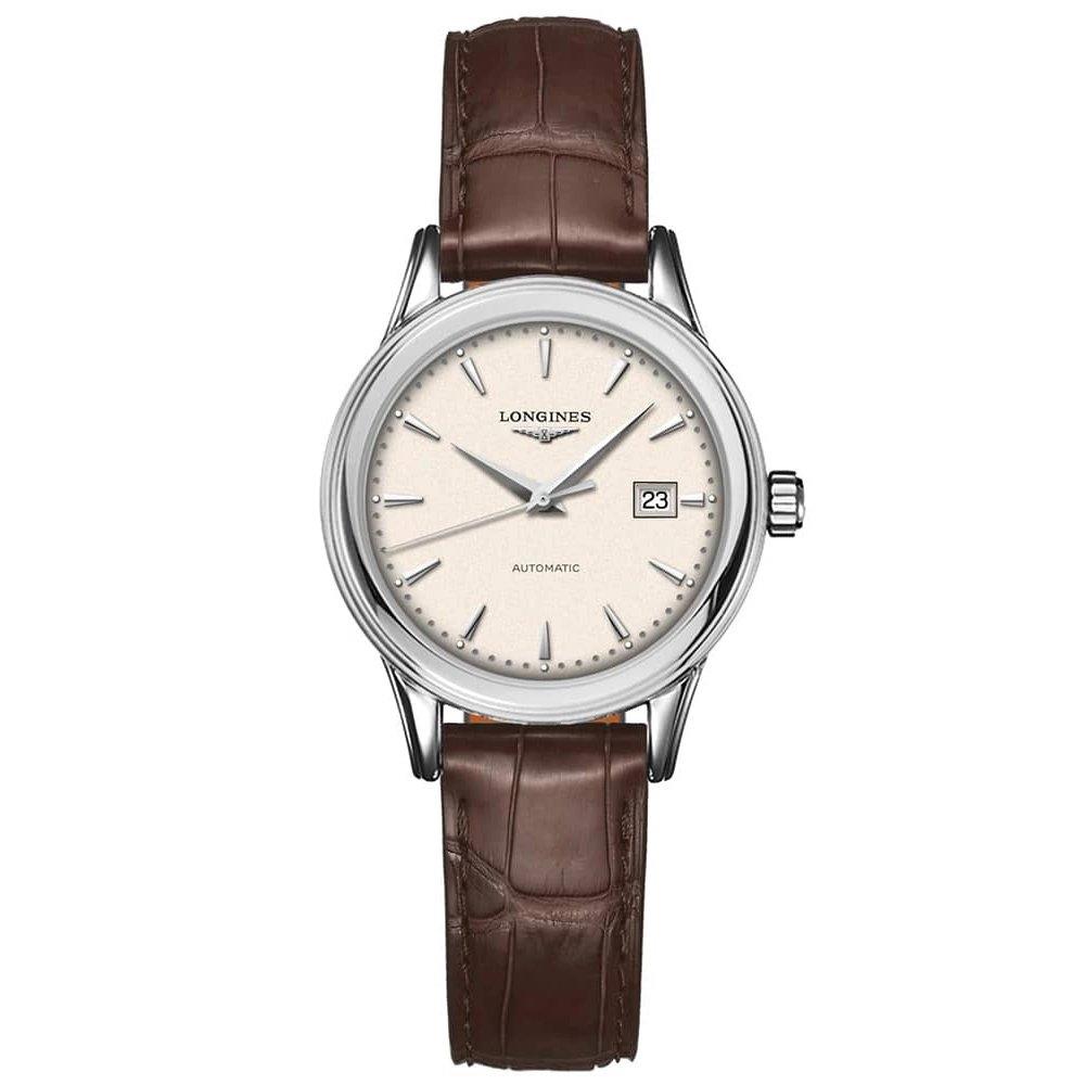 Longines Flagship Stainless Steel Beige Automatic Ladies Watch Longines Flagship Stainless Steel Beige Automatic Ladies Watch
