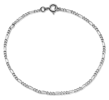 Maanesten Silver Figaro Bracelet Maanesten Silver Figaro Bracelet