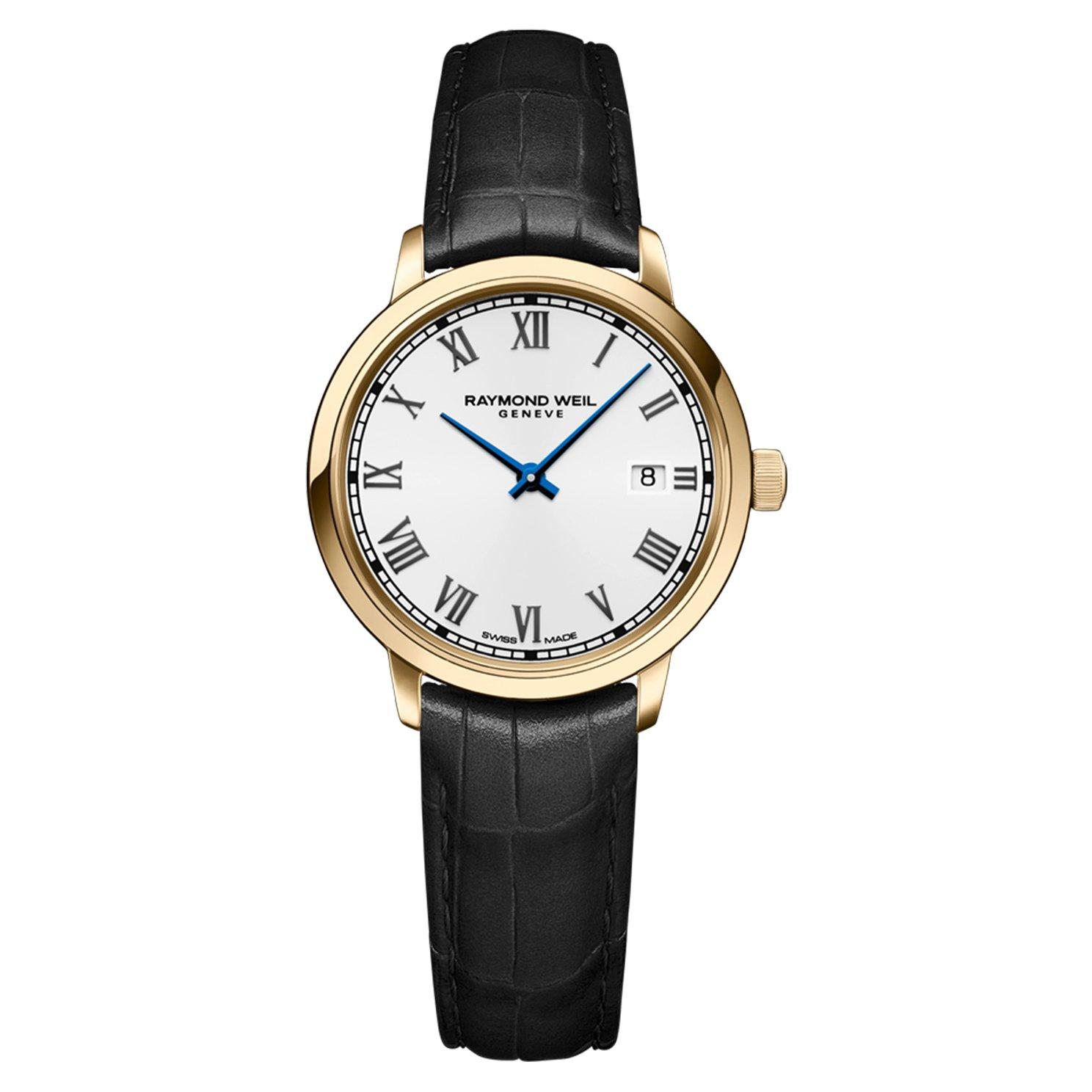 Raymond Weil Toccata Gold PVD Leather Quartz Ladies Watch Raymond Weil Toccata Gold PVD Leather Quartz Ladies Watch