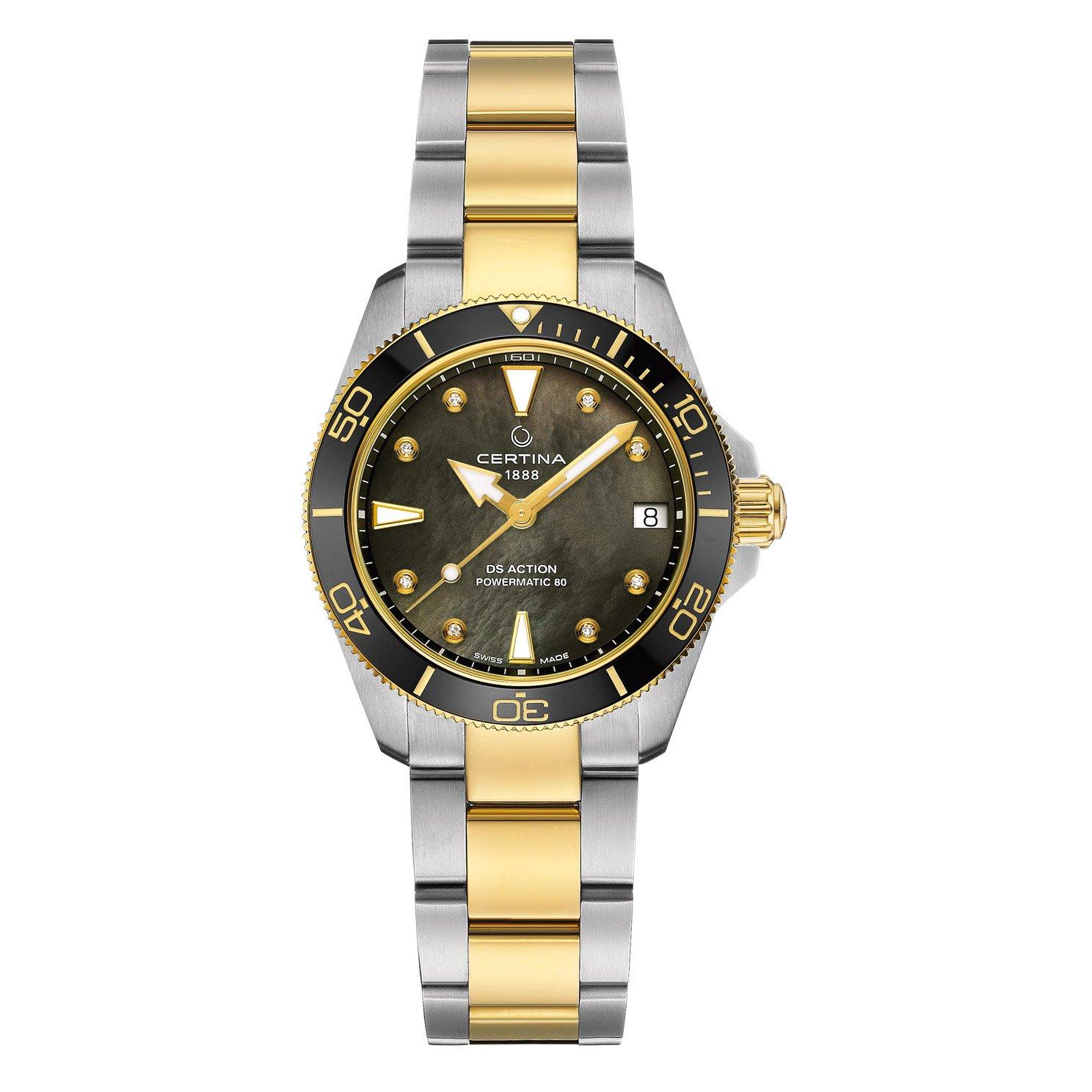 Certina DS Action Mother of Pearl Diamond Automatic Ladies Watch Certina DS Action Mother of Pearl Diamond Automatic Ladies Watch