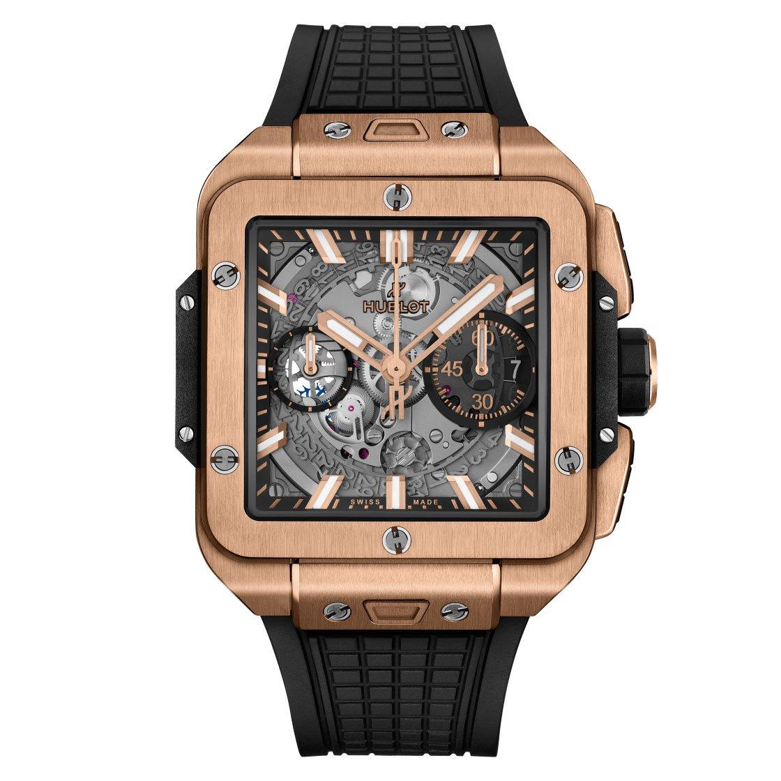 Hublot Big Bang King Gold Chronograph Men's Watch 821.OX.0180.RX, Brown and Silver, Size: 42mm Hublot Big Bang King Gold Chronograph Men's Watch 821.OX.0180.RX, Brown and Silver, Size: 42mm