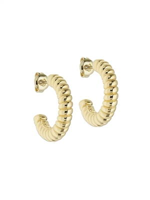 Ted Baker Gold Tottie Twist Hoop Earrings - Gold Ted Baker Gold Tottie Twist Hoop Earrings - Gold