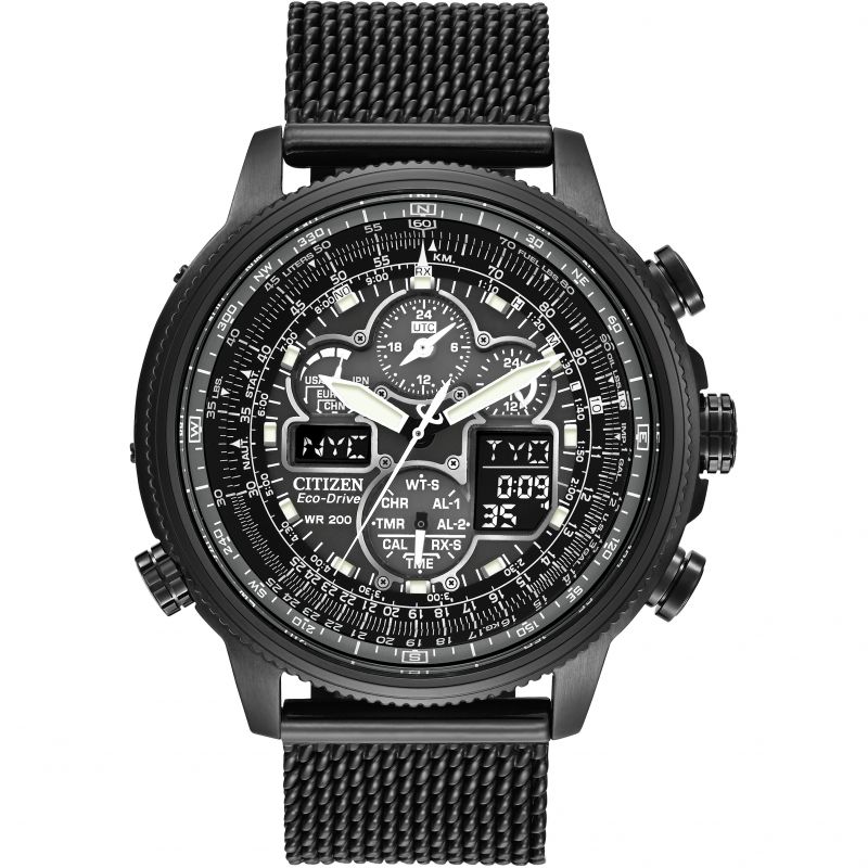 Mens Citizen Navihawk AT Alarm Chronograph Radio Controlled Eco-Drive Watch Mens Citizen Navihawk AT Alarm Chronograph Radio Controlled Eco-Drive Watch